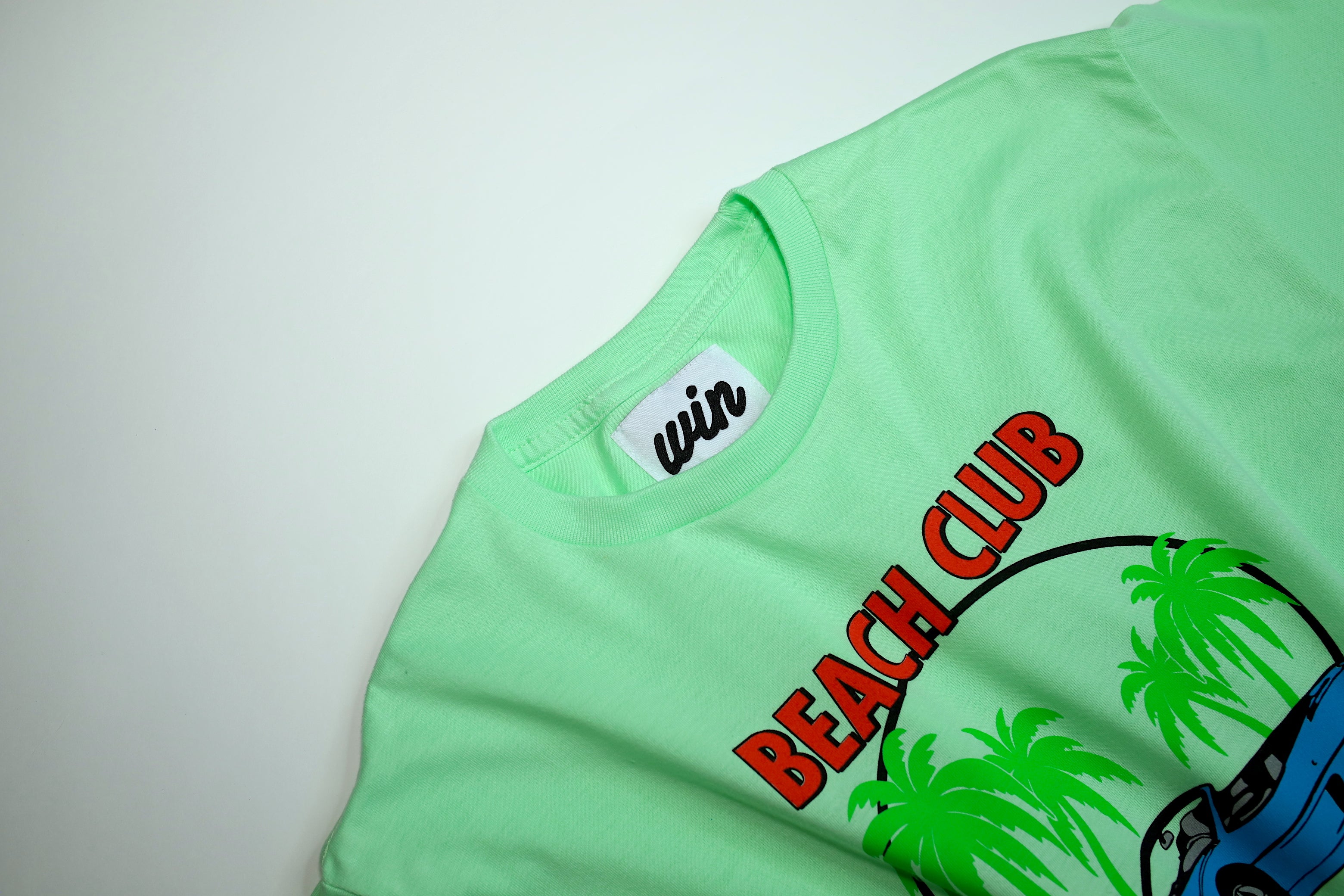 WIN "Beach Club" T-shirt - Mint