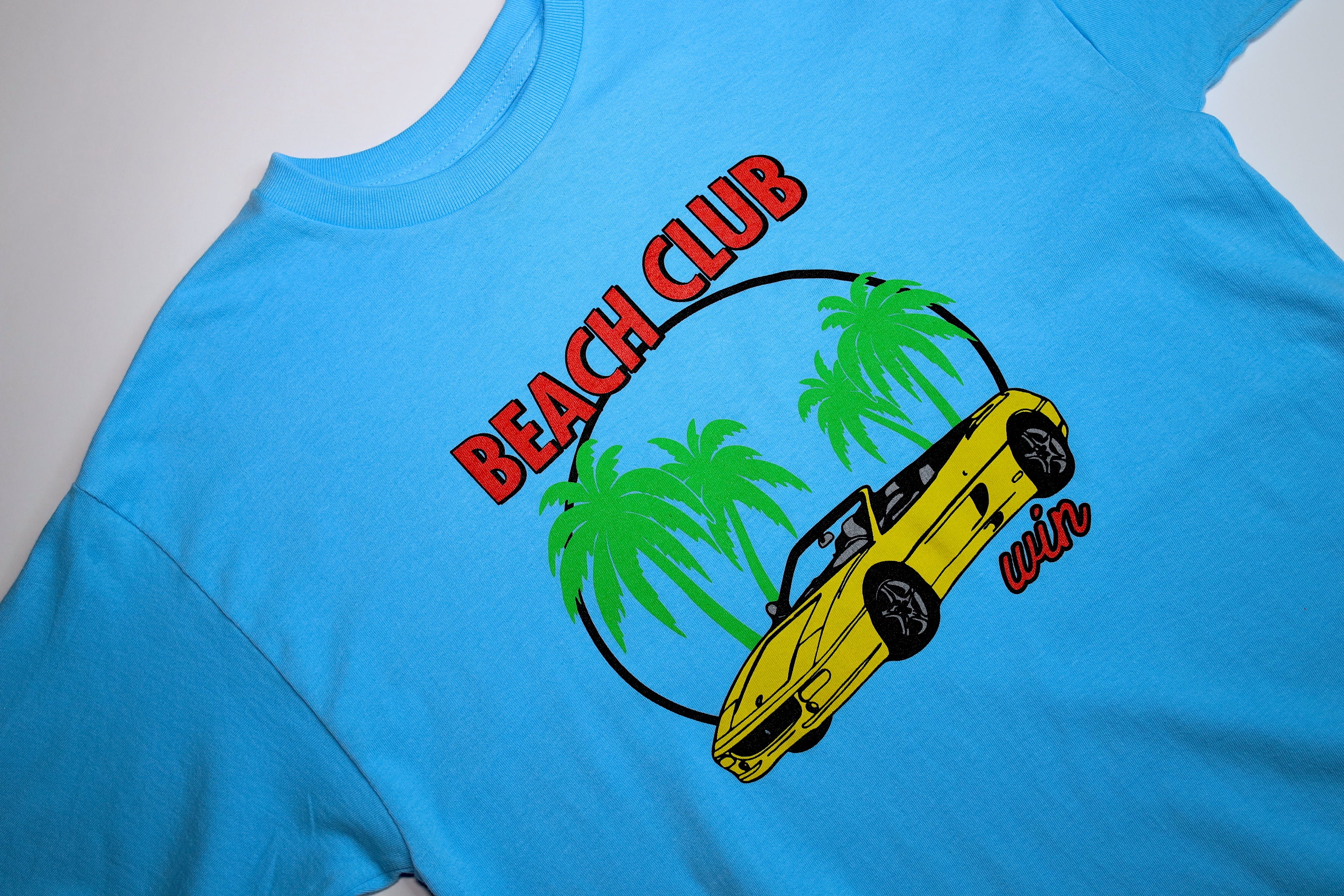 WIN "Beach Club" T-shirt - Aqua