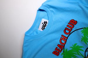 WIN "Beach Club" T-shirt - Aqua