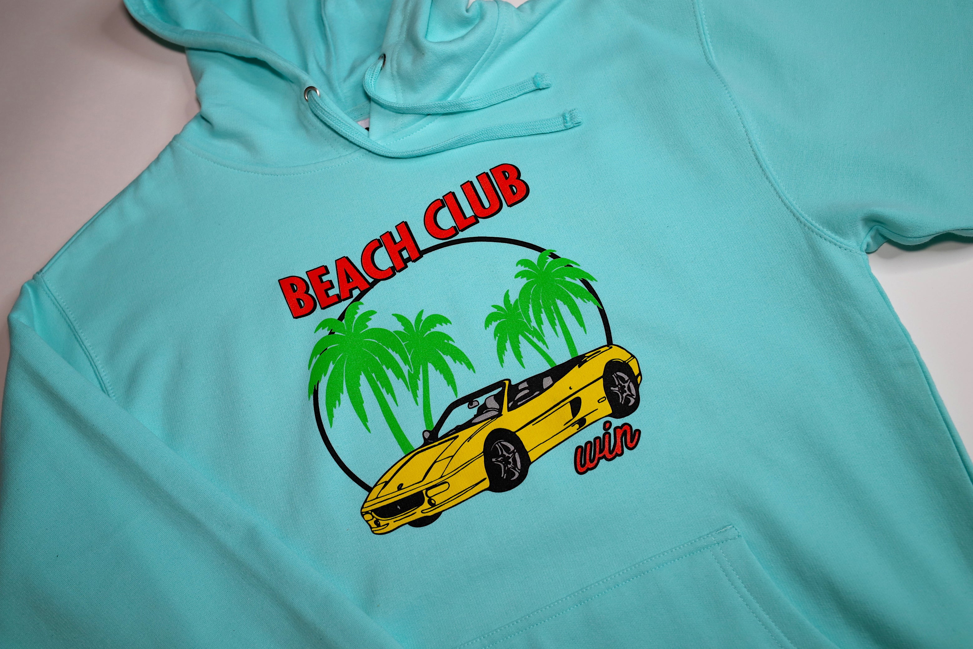 WIN "Beach Club" Hooded Sweatshirt - Mojito