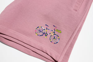 WIN Floral Bicycle Shorts - Mauve