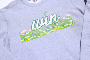 WIN Floral Garden Crewneck Sweatshirt - OG Grey