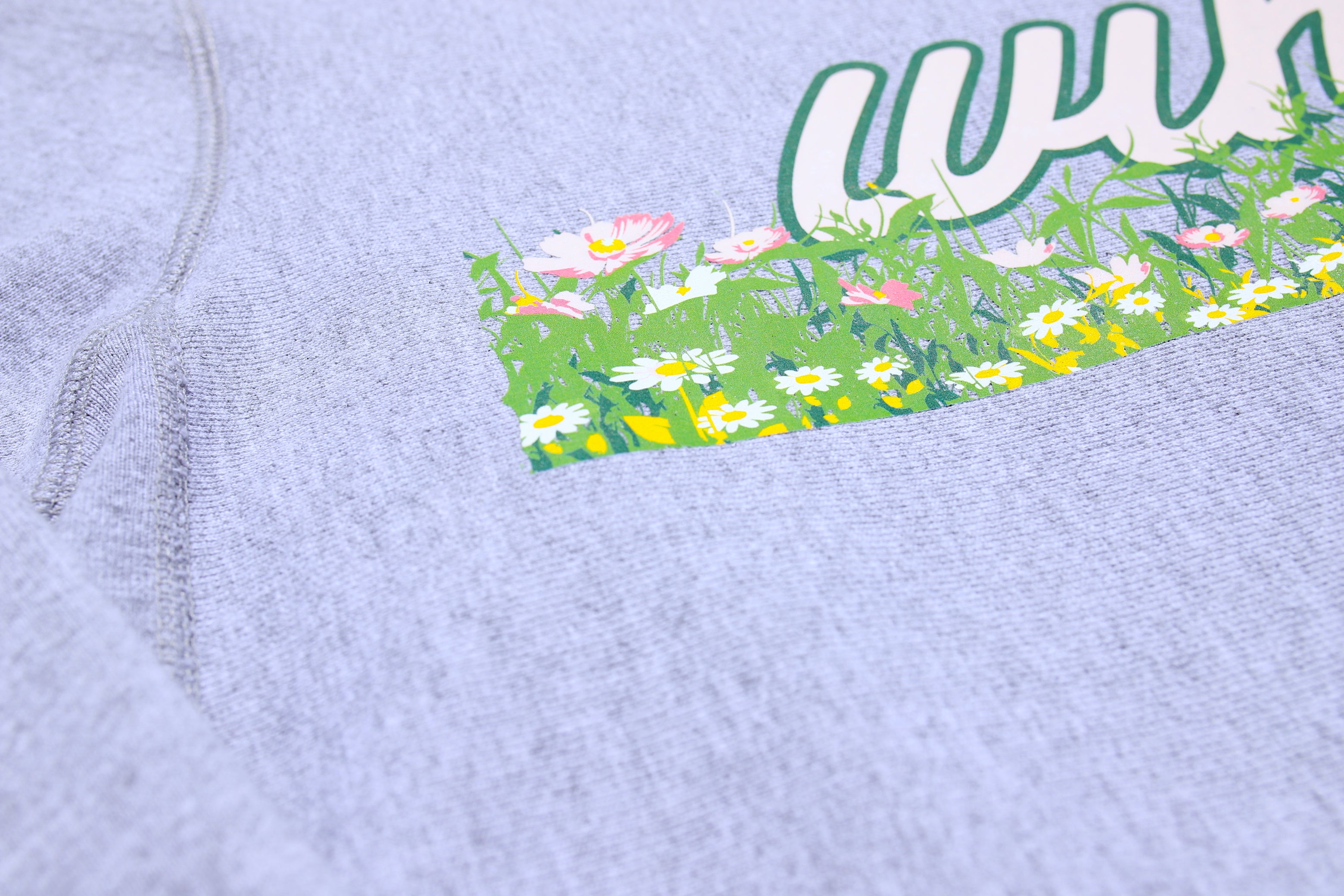 WIN Floral Garden Crewneck Sweatshirt - OG Grey