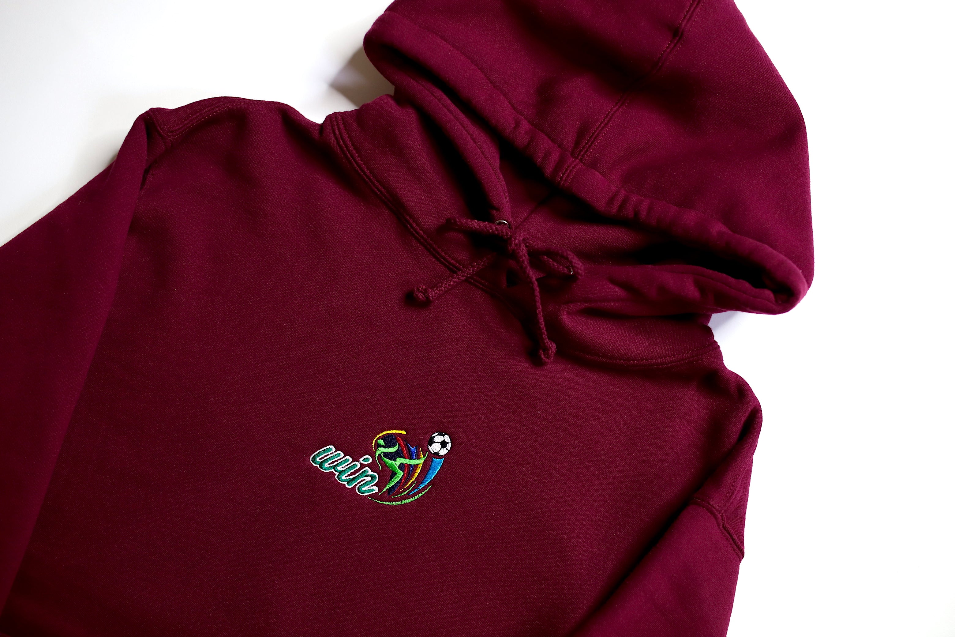 WIN "Soccer" Hoodie - Merlot