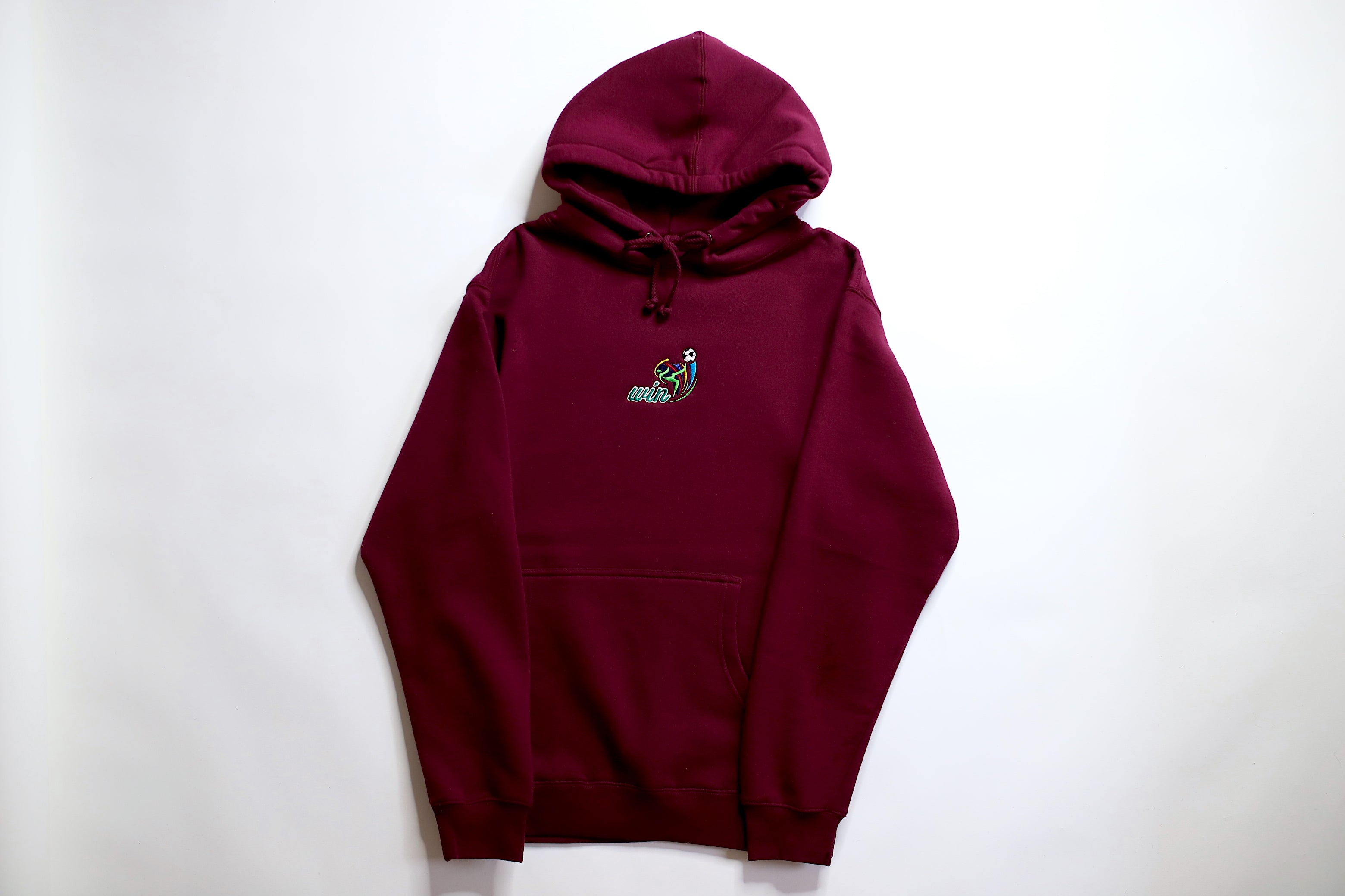 WIN "Soccer" Hoodie - Merlot