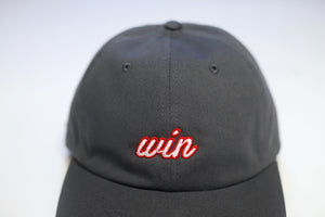 WIN Essential Strapback Hat - Charcoal Grey