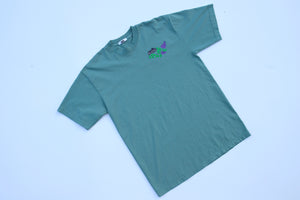 WIN Lilac Pigment Dyed Tee - Clay Green